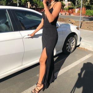 Sparkly Black Prom Dress